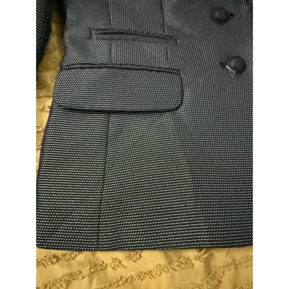 Women’s black metallic blazer, dress jacket Nine West Size 4 Small - Picture 4 of 14